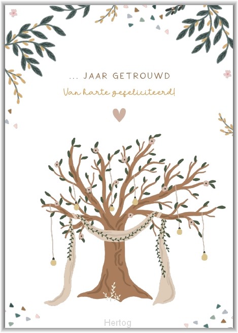 ... jaar getrouwd! Van harte gefeliciteerd